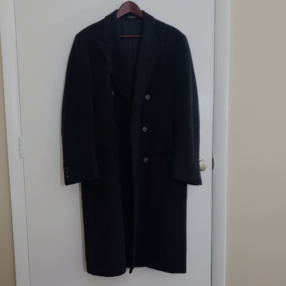 Ron Chereskin Men Long Coat Size L Black